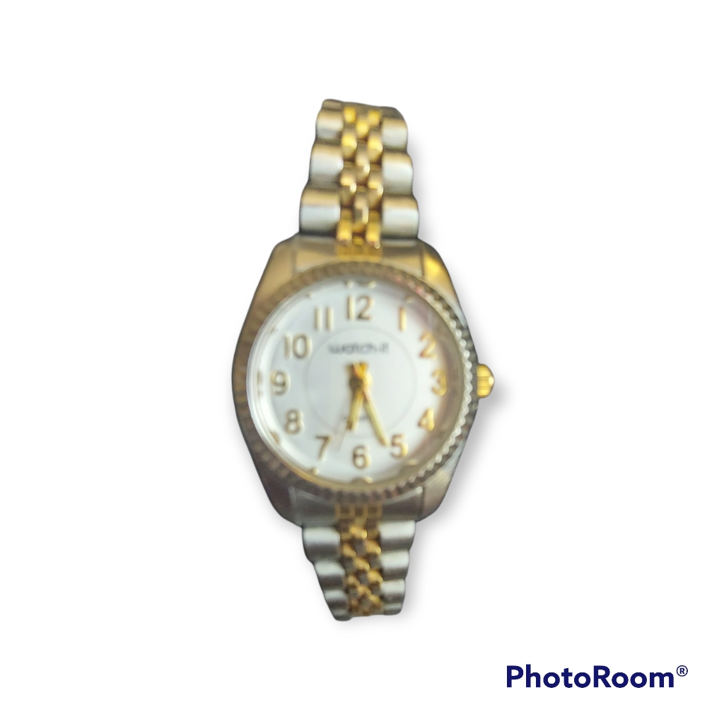 WatchIt Silver And Gold Stainless Steel Ladies Watch